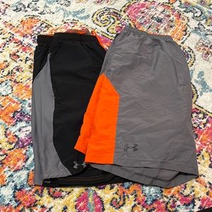 Men’s XL Under Armour shorts. Black and gray (bundle)